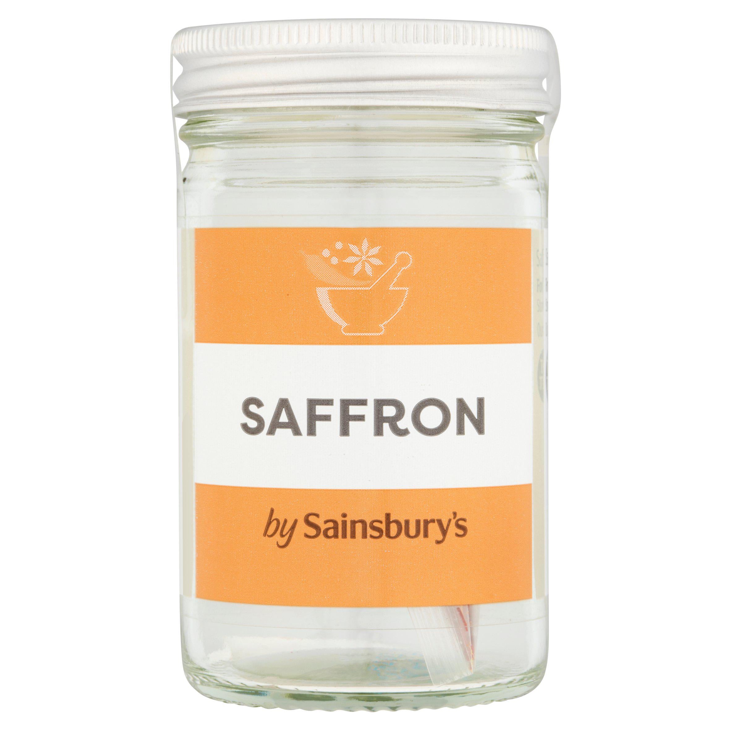 Sainsbury's saffron 0.4g imported from the UK