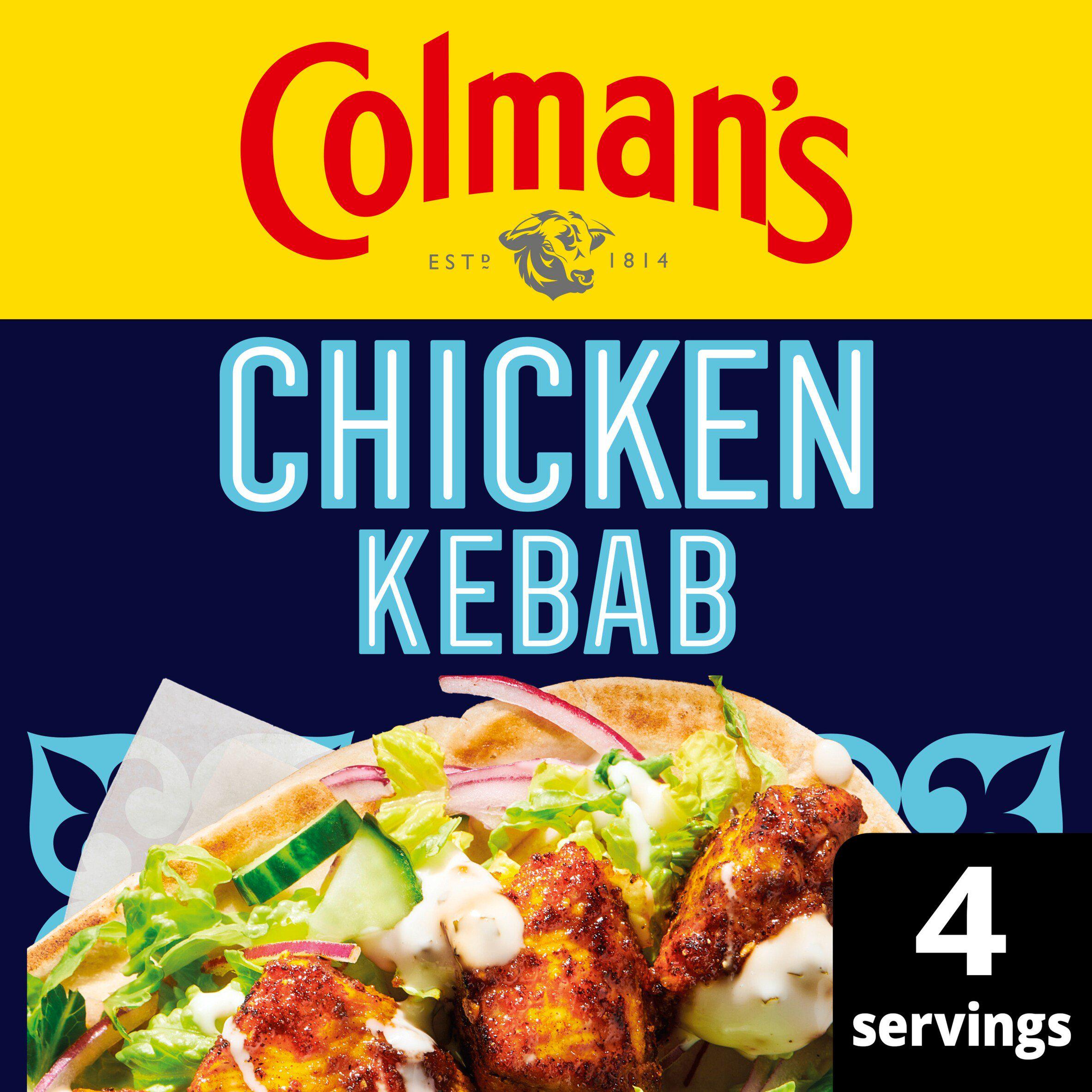 Colman's chicken kebab seasoning mix 30g - British product