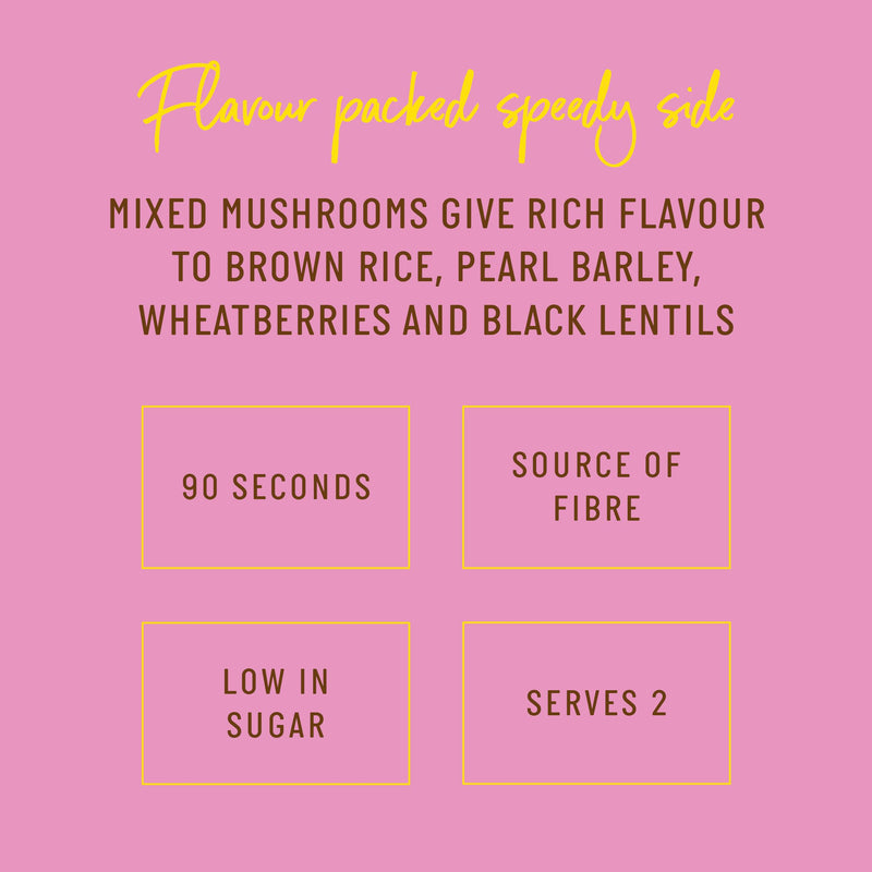 Jamie Oliver Mighty Mushroom Grains 250g, imported from the UK