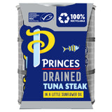 Princes tuna steak in sunflower oil 3x110g, imported from the UK