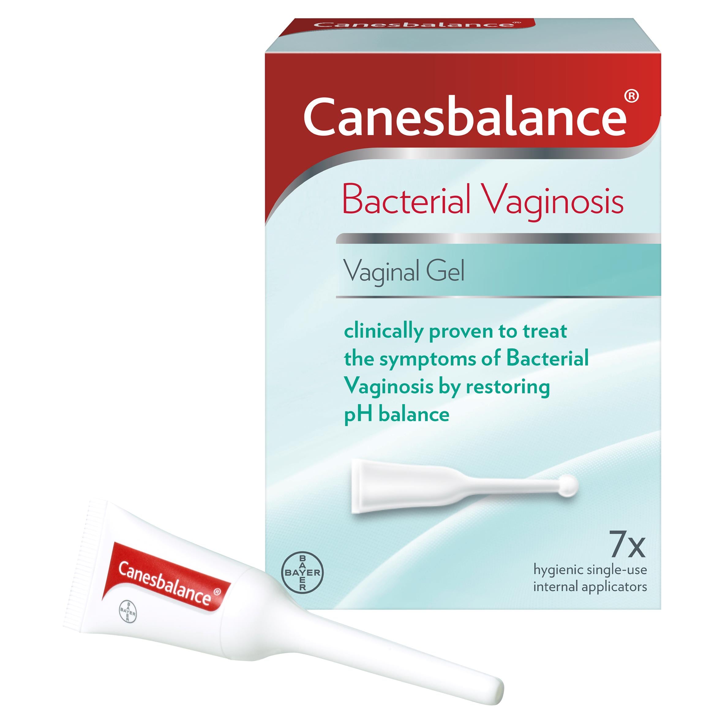 Canesbalance bacterial vaginosis vaginal gel 7 applicators, imported from the UK