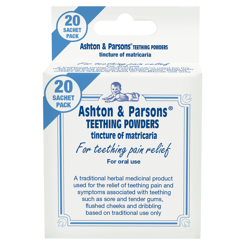 Ashton & Parsons teething powders sachet x20 - British product