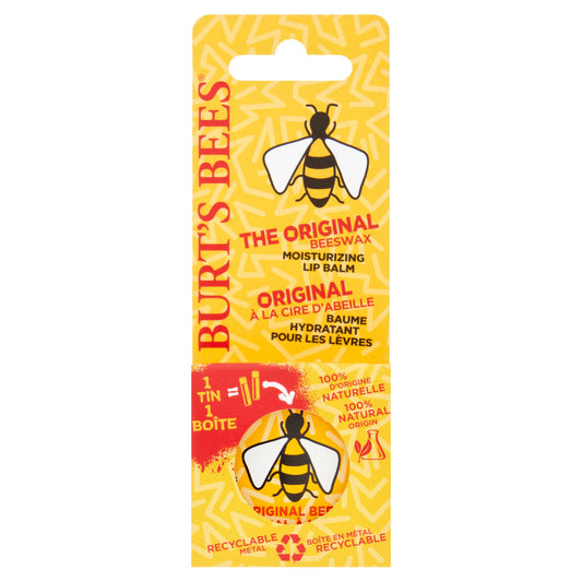 Burt's Bees Beeswax Lip Balm Tin 8.5g GOODS Sainsburys   