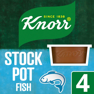 Sainsburys Knorr Fish Stock Pot Concentrated Fish Stock 4x28g- Buy online at McGrocer