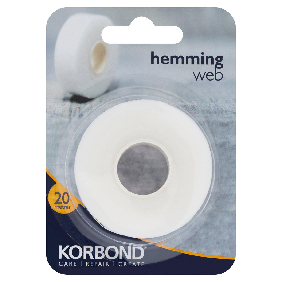 Korbond Sew Free Hemming Web 20m length, UK version