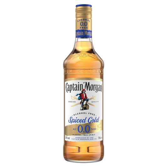 Captain Morgan Spiced Gold 0.0% Alcohol Free Spirit, 70cl GOODS Sainsburys   