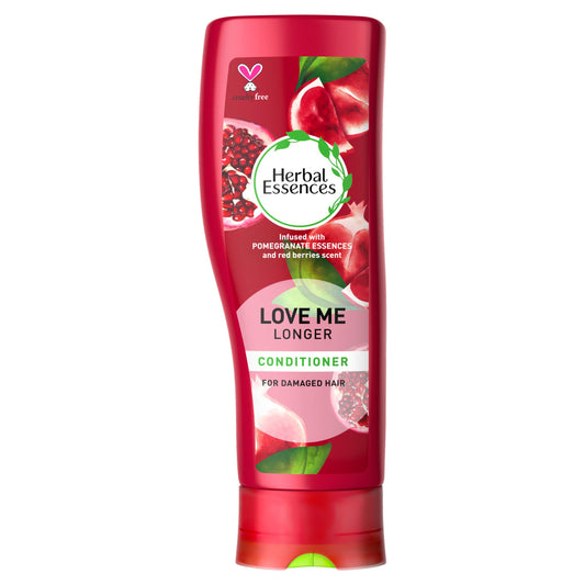 Herbal Essences Love Me Longer Pomegranate Essence Treatment For Damaged Hair Conditioner 400ml GOODS Sainsburys   