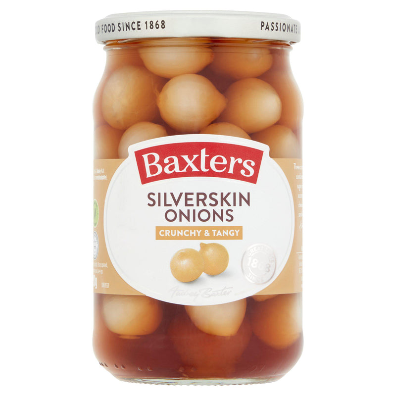 Baxters Silverskin Onions Pickled 440g - British product