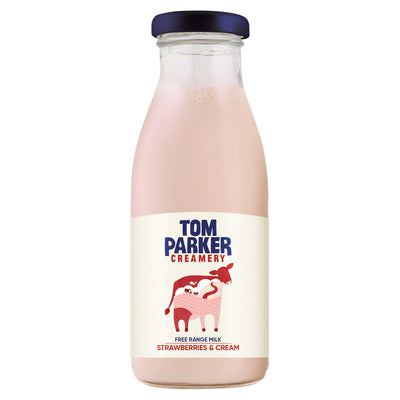 Frittgående jordbær og krem melk 250ml