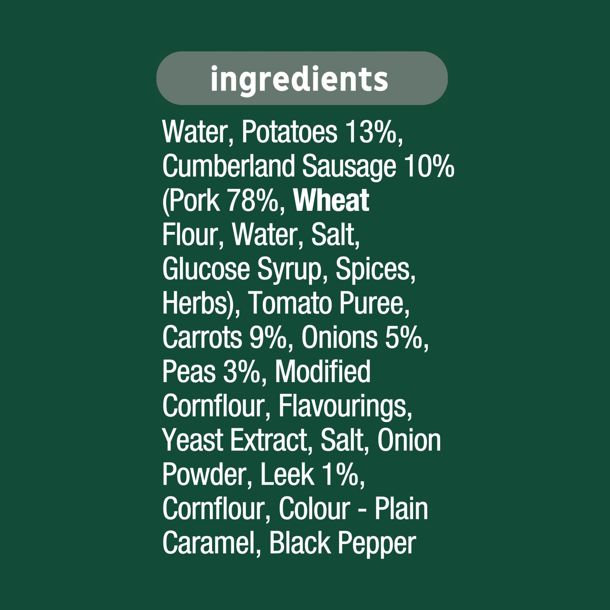 Heinz chunky sausage and vegetable soup 400g - British product