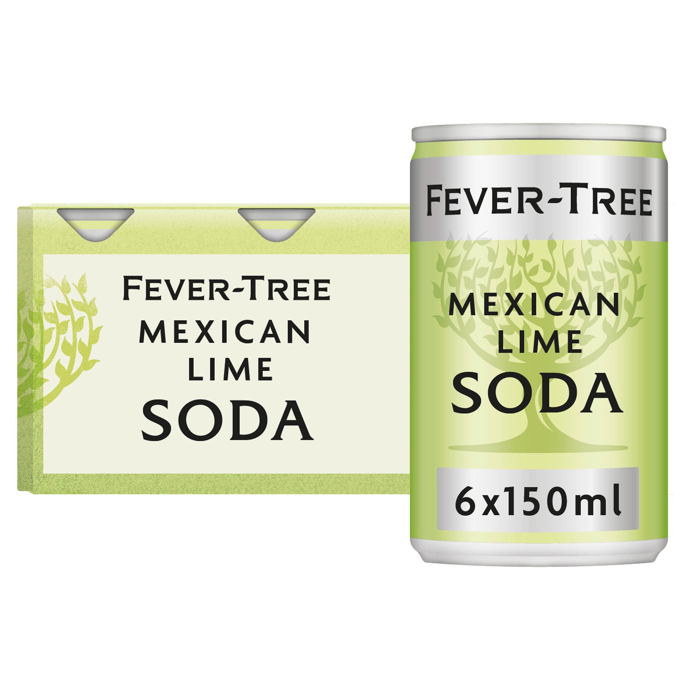 Fever-Tree Mexican Lime Soda Water 6x150ml - British product
