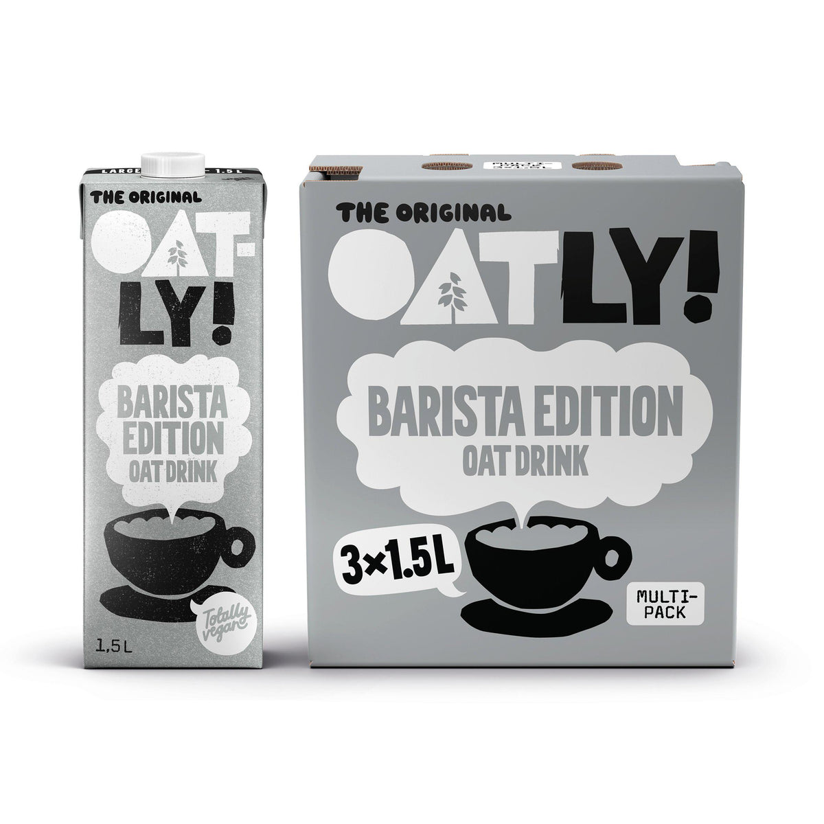 Oatly Barista Edition oat drink multipack 3 x 1.5L - British product