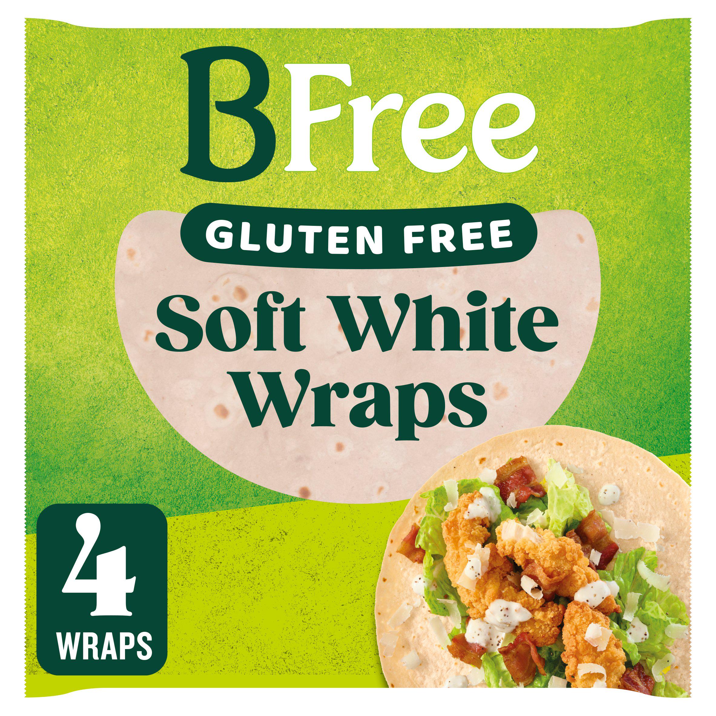 BFree Soft White Wraps Gluten Free 4 Pack - British product