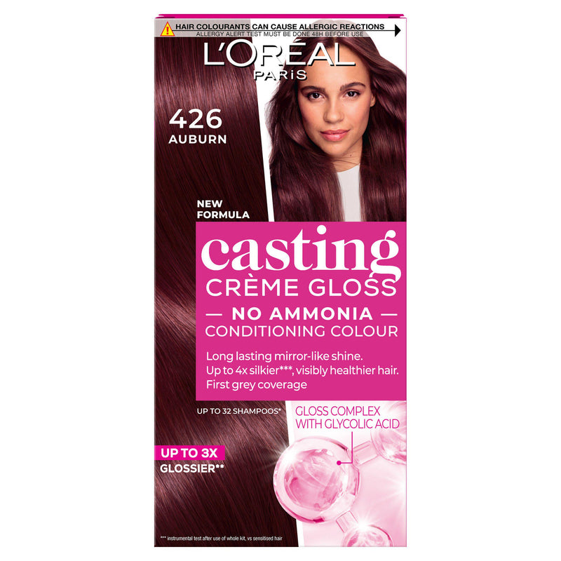 L'Oréal Paris Casting Creme Gloss auburn hair colour, UK version
