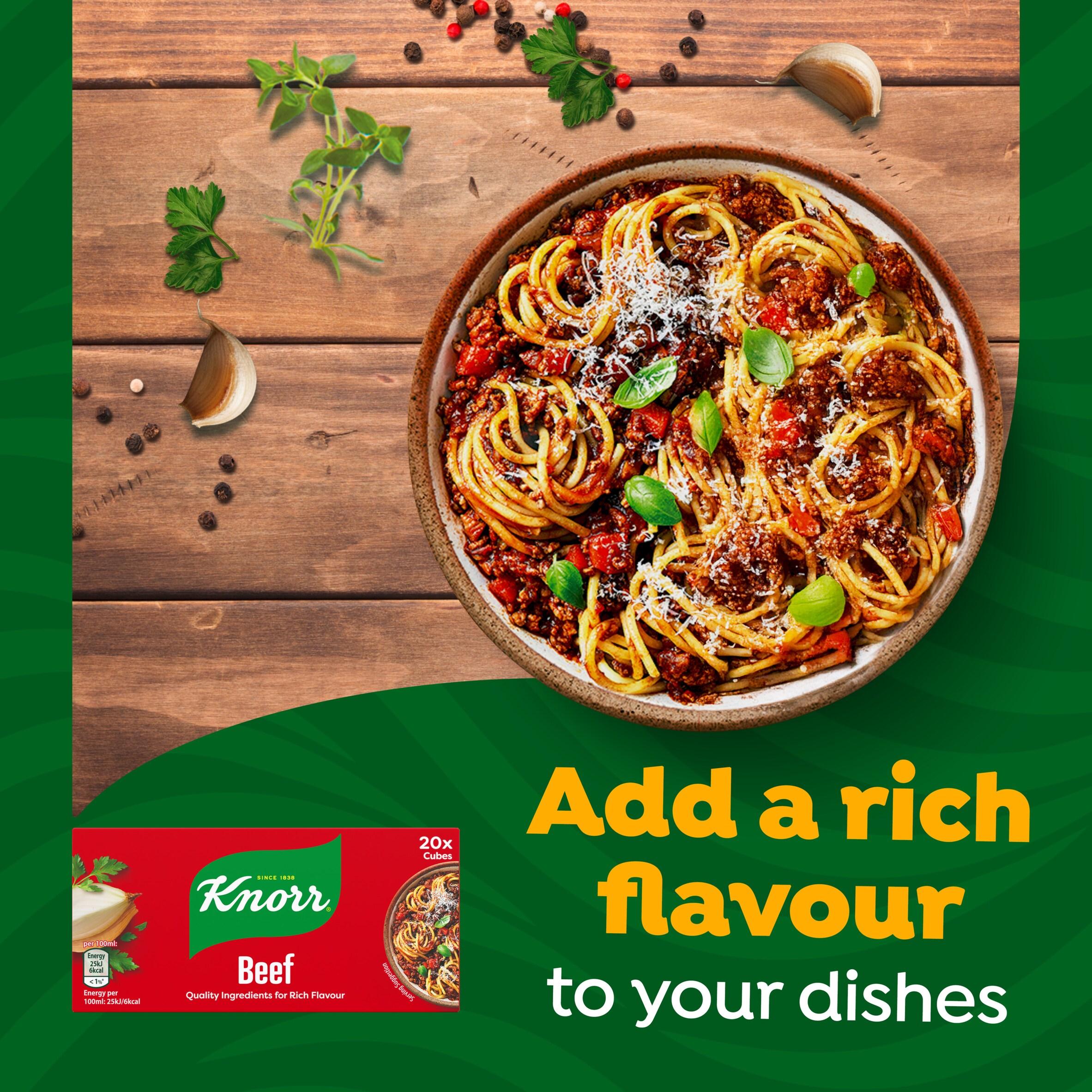 Knorr beef stock cubes 8x10g (British brand)