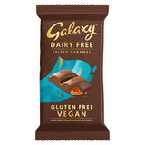 Galaxy dairy free salted caramel chocolate bar 100g, imported from the UK