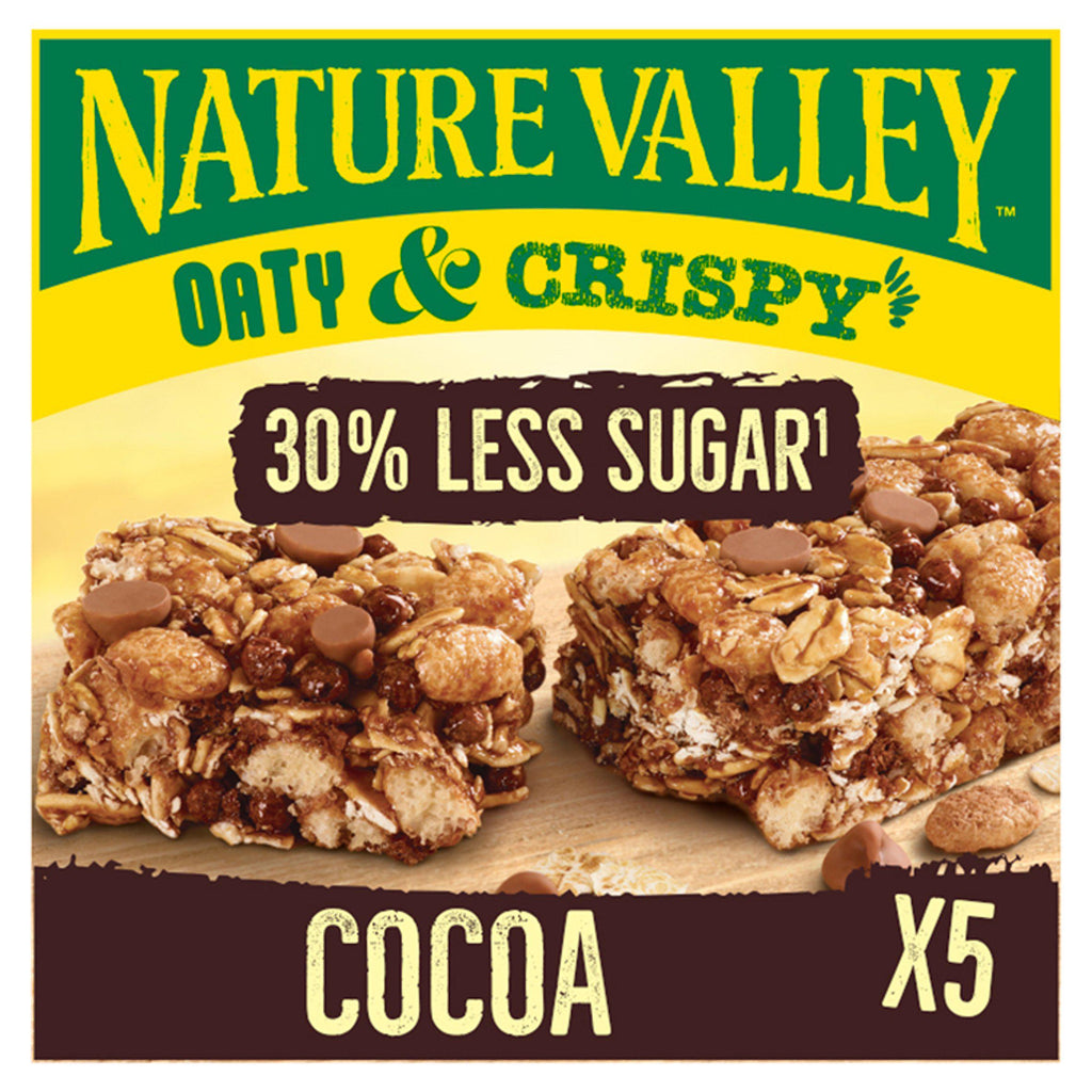 Nature Valley Oaty & Crispy Cocoa Bars 5x23g