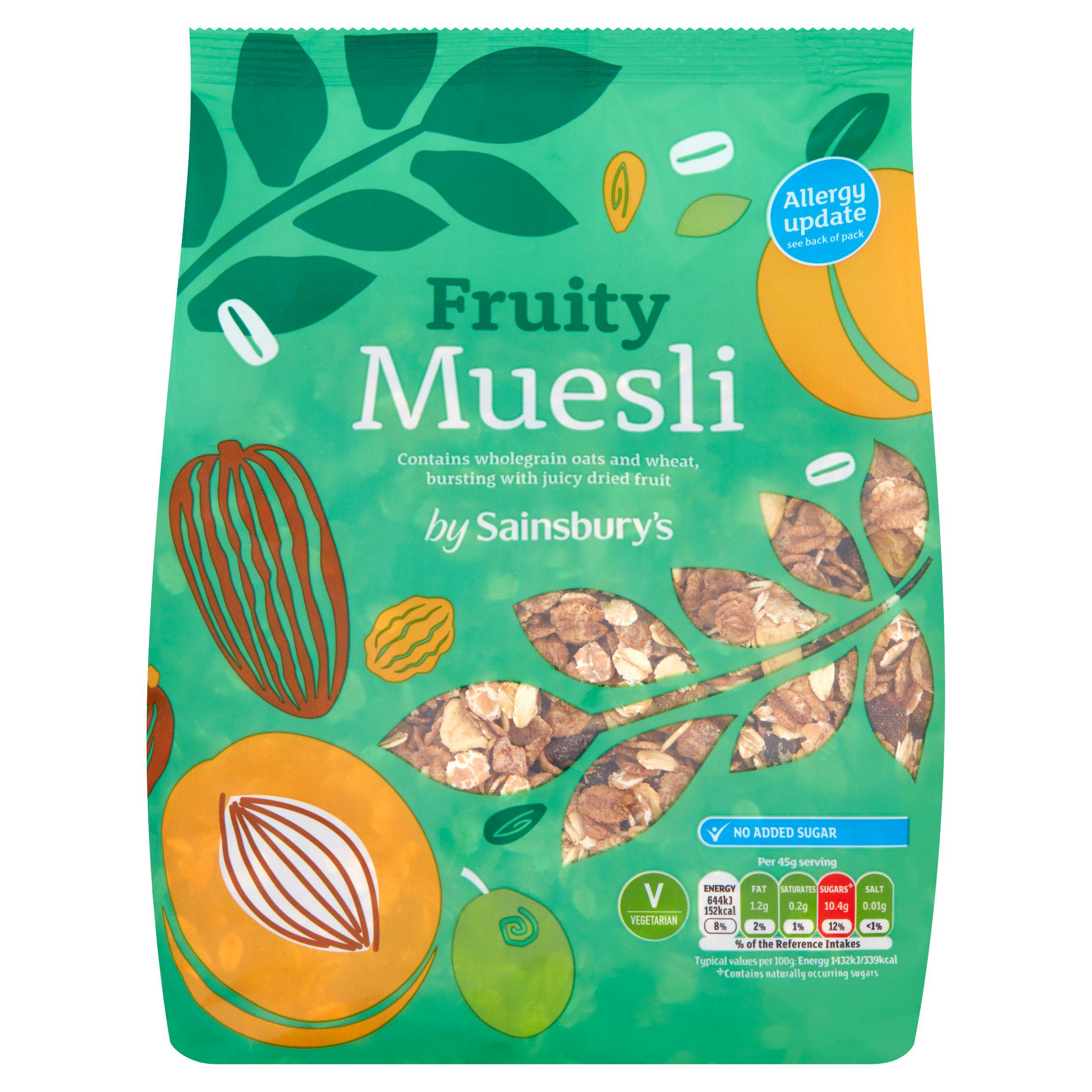 Sainsbury's Fruity Muesli 750g (British brand)