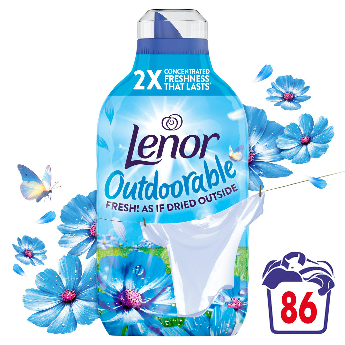 Lenor fabric conditioner Spring Awakening 86 washes, UK version