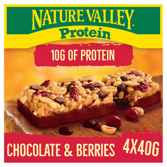 Nature Valley Protein Chocolate & Berries Bars 4x40g GOODS Sainsburys   