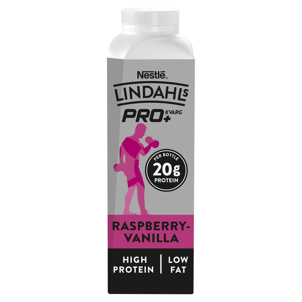 Lindahls Pro+ Kvarg Raspberry & Vanilla Protein Yogurt Drink 250ml