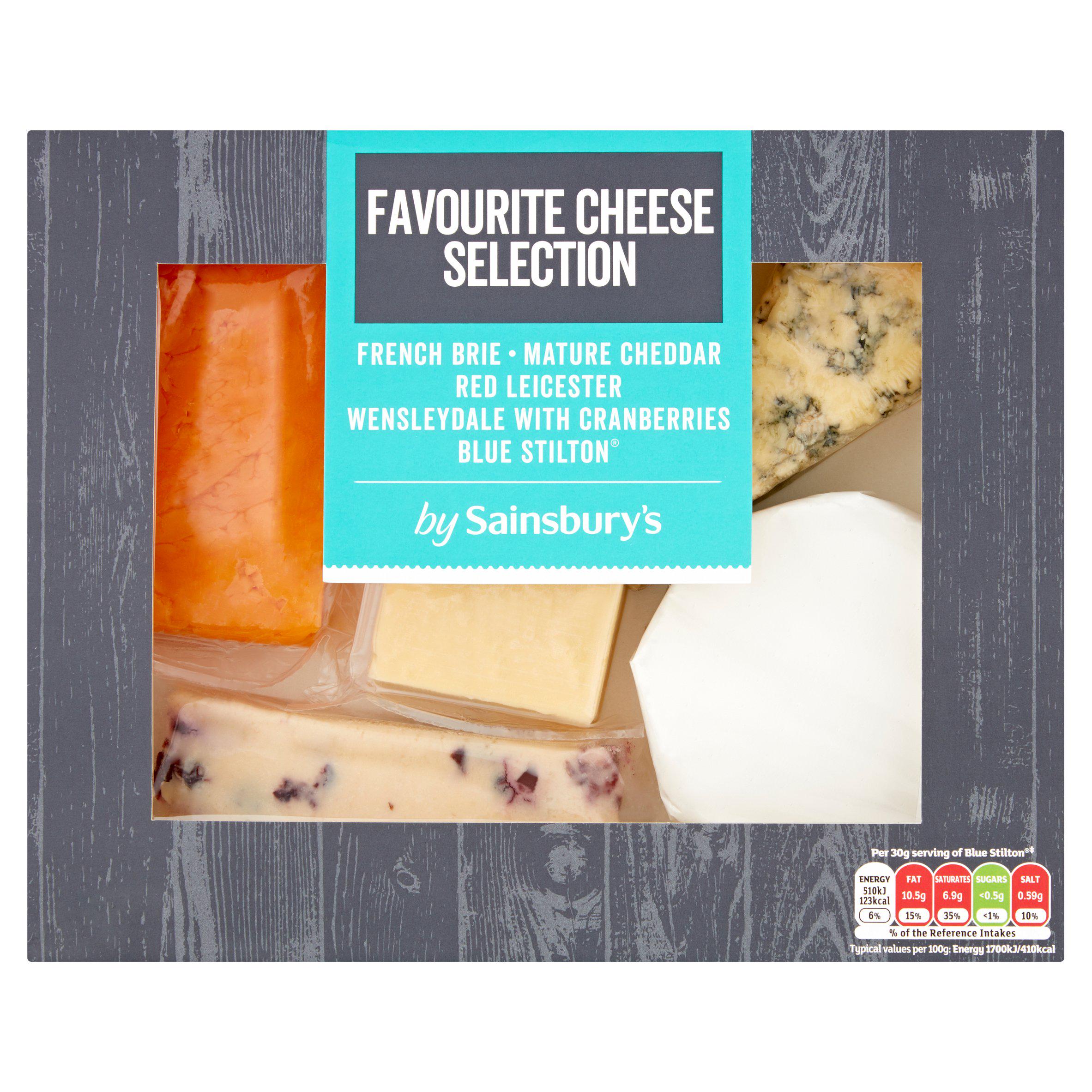 Sainsbury's assorted cheese selection 456g, imported from the UK