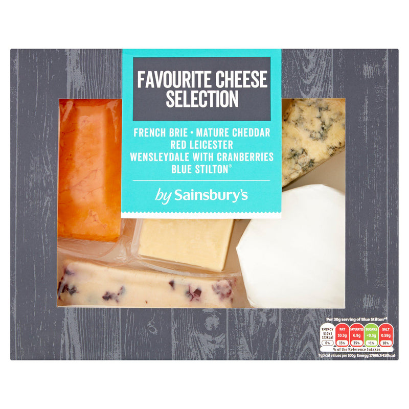 Sainsbury's assorted cheese selection 456g, imported from the UK