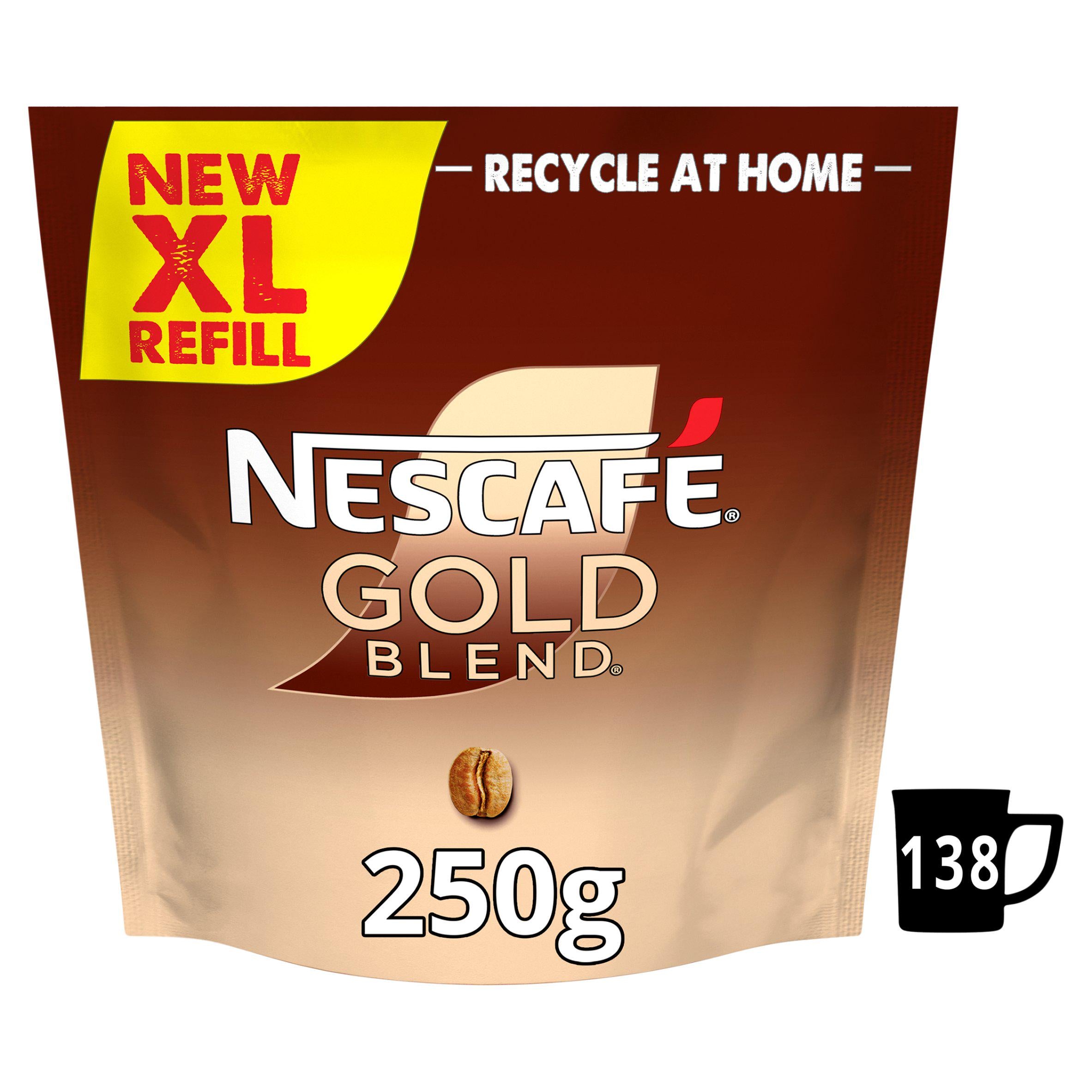 Nescafé Gold Blend instant coffee 250g refill pouch, UK version