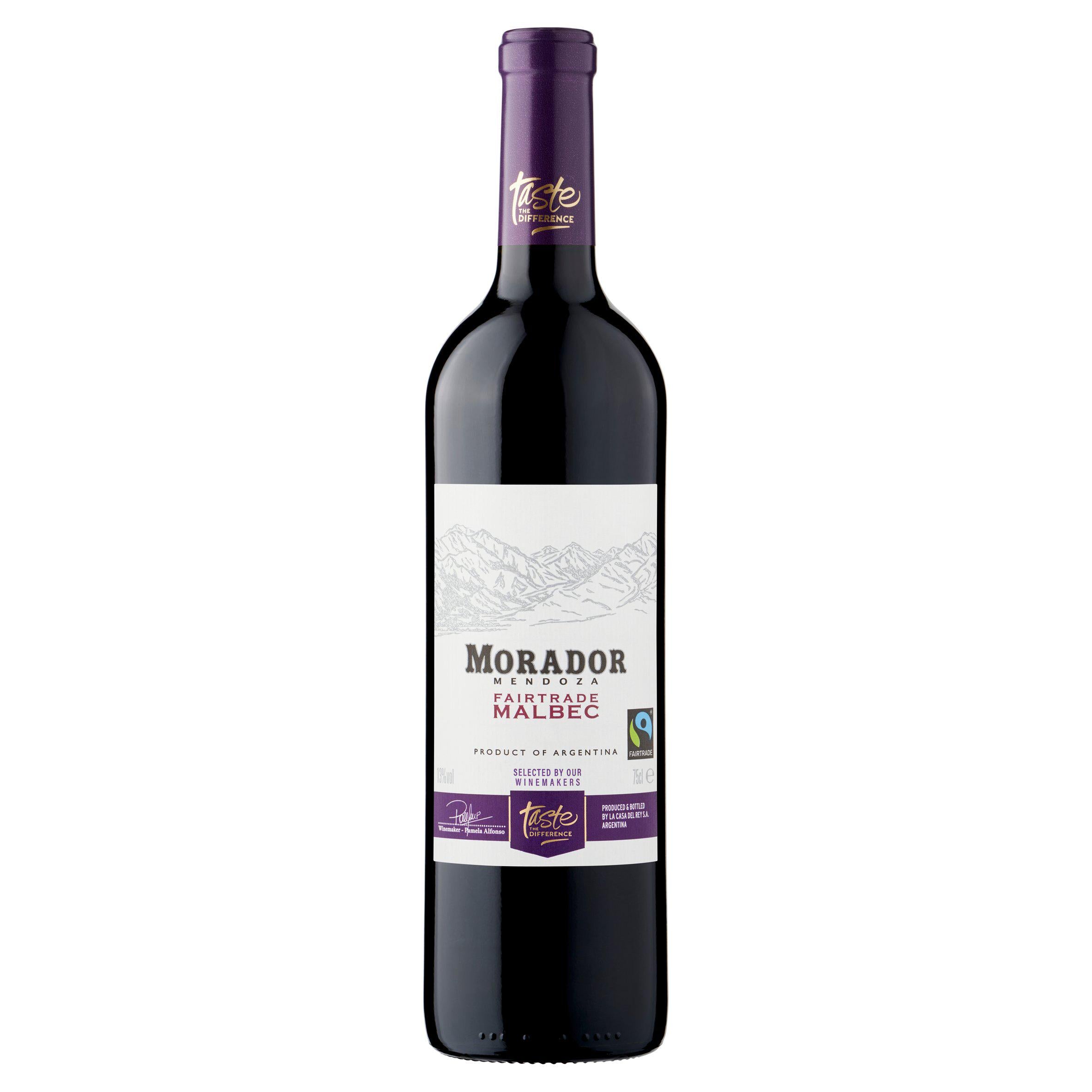 Sainsbury's Morador Malbec red wine 75cl - British product