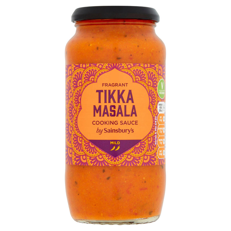 Sainsbury's Tikka Masala curry cooking sauce 500g (British brand)