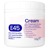 E45 Moisturiser Cream for dry skin and eczema 125g (British brand)