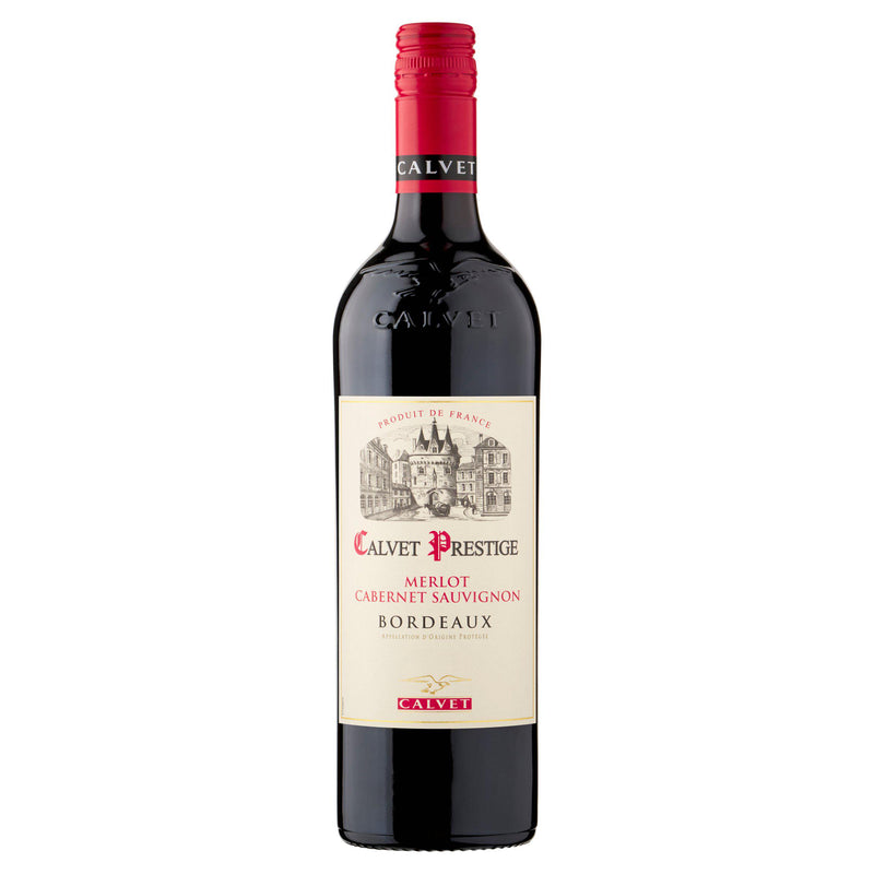 Prestige de Calvet Bordeaux red wine 75cl, imported from the UK