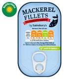 Sainsbury's mackerel fillets in tomato sauce 125g, imported from the UK