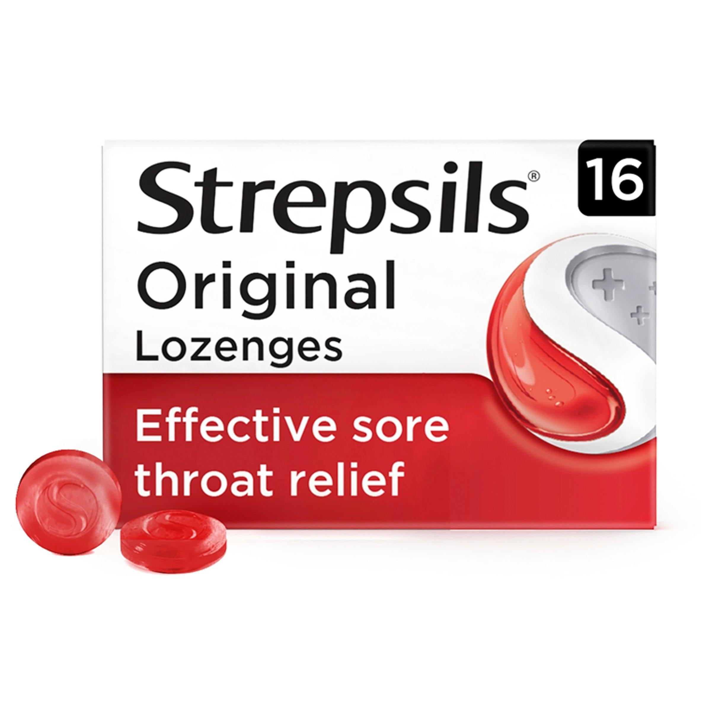 Strepsils Original Sore Throat Lozenges 16 pack (British brand)