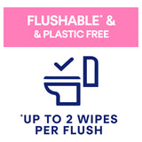 Andrex sensitive moist toilet wipes 30 count, imported from the UK