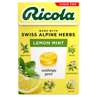 Sainsburys Ricola Sugar Free Lemon Mint Drops 45g- Buy online at McGrocer