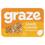 Graze lemon drizzle flapjack 50g, imported from the UK