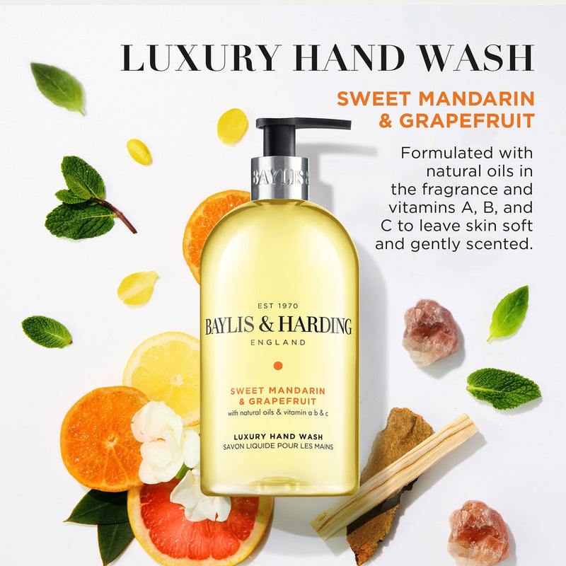 Baylis & Harding hand wash Sweet Mandarin & Grapefruit 500ml - British product
