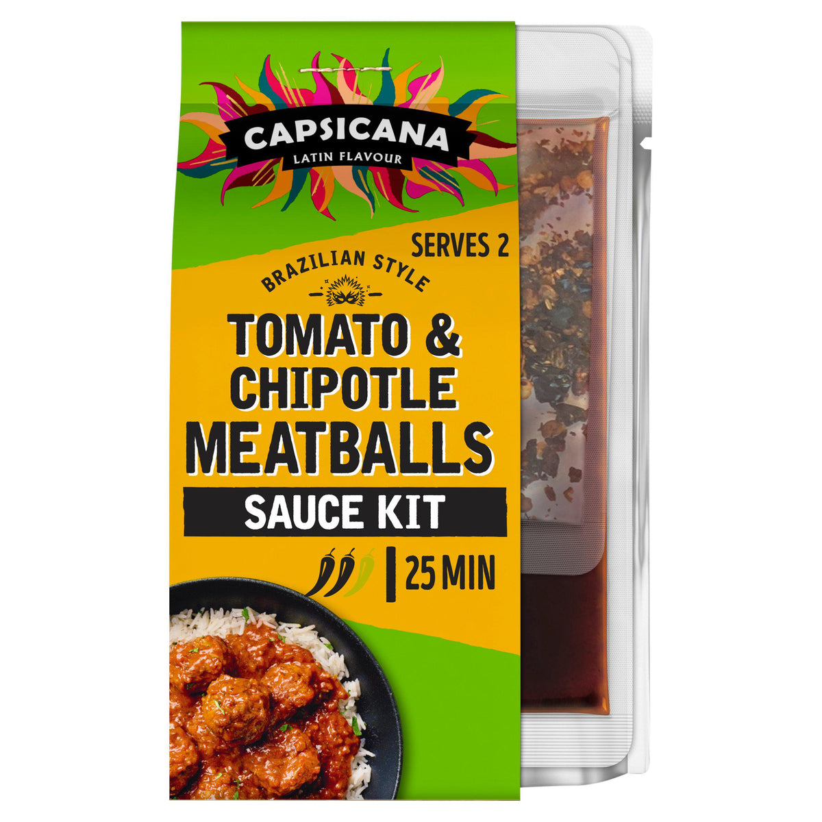 Capsicana Mexican style meatball sauce kit 273g - British product