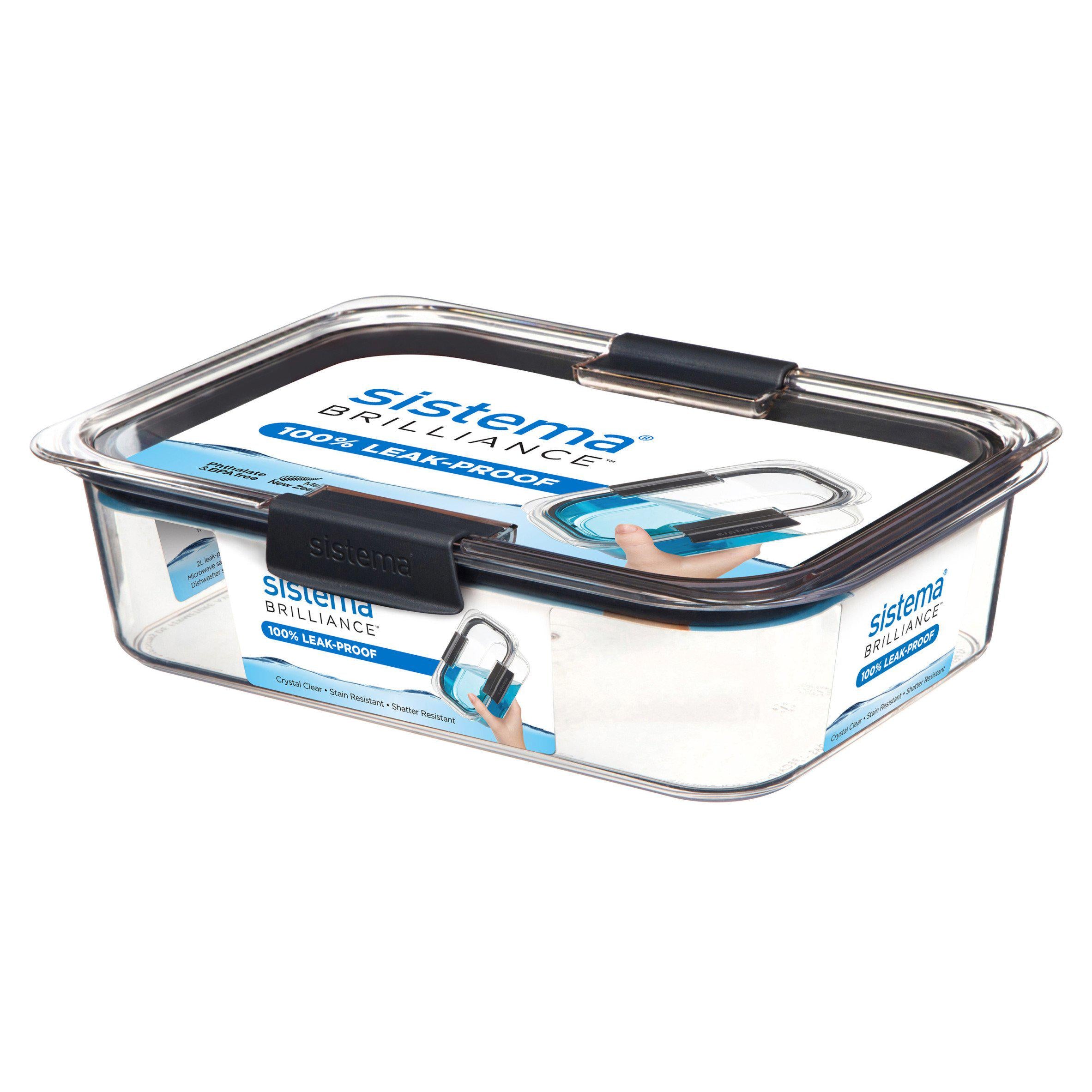 Sistema Brilliance rectangle storage container 2L (British brand)