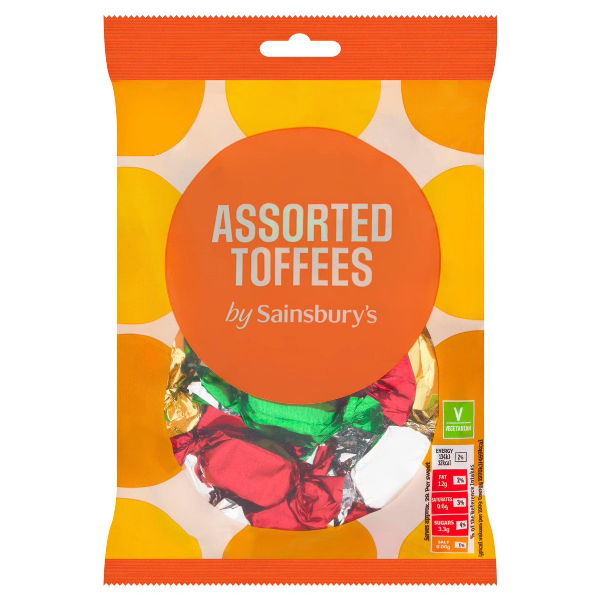 Sainsbury's toffees assorted 200g- British product