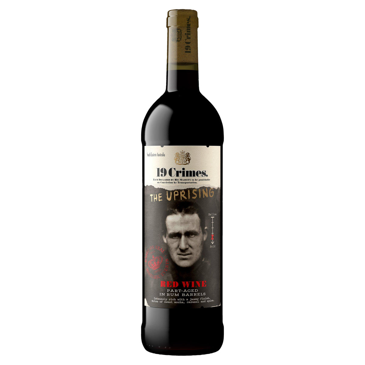 19 Crimes The Uprising red wine 75cl (British brand)