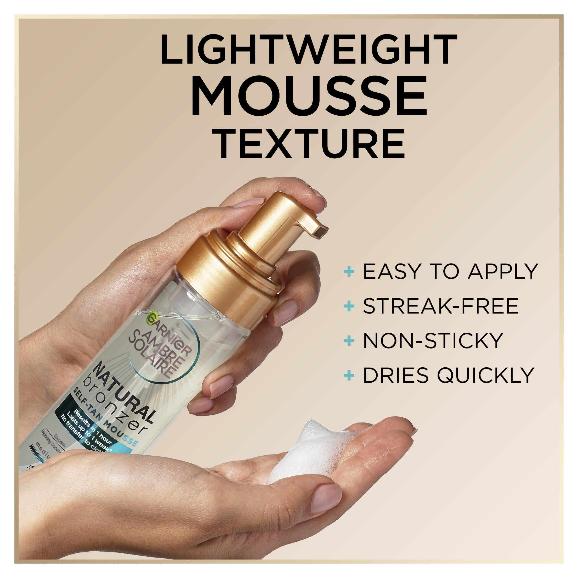 Garnier self tan mousse natural bronzer 200ml (British brand)