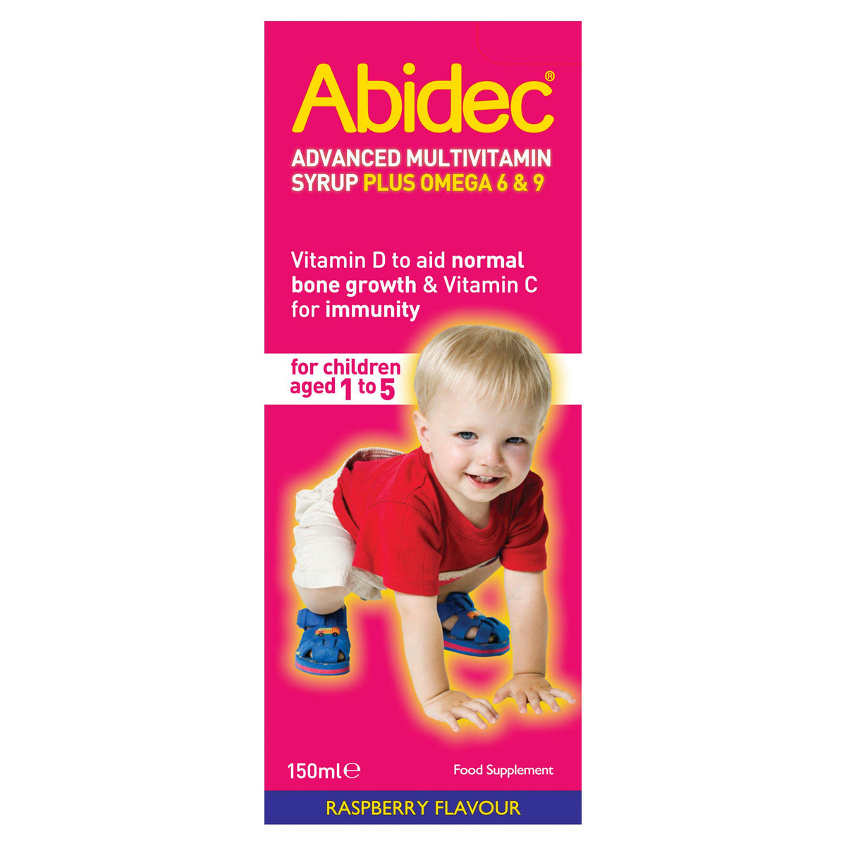 Abidec Advanced Multivitamin Syrup with Omega 6 & 9 150ml, UK version