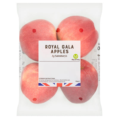 Sainsbury's Royal Gala Äpfel x4
