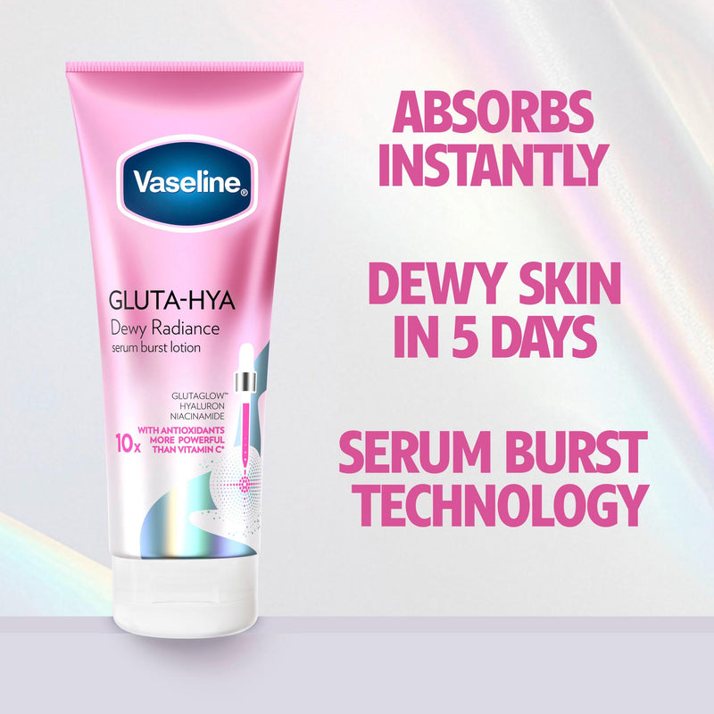 Vaseline Gluta Hya Serum Burst Lotion 200ml, imported from the UK