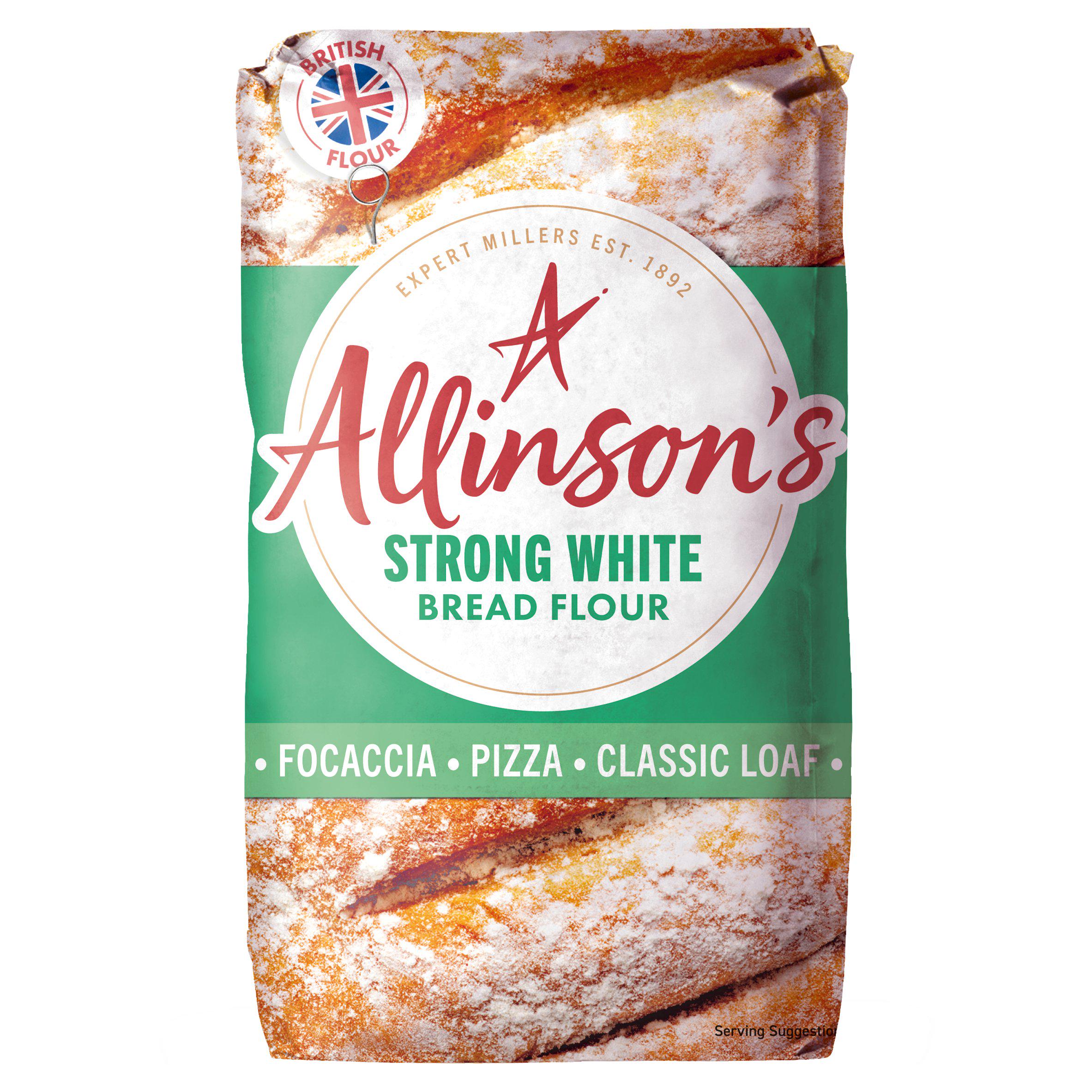 Allinson's strong white bread flour 1kg - British product