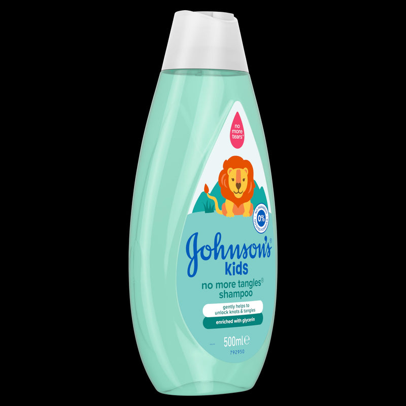Johnson's No More Tangles Kids Shampoo 500ml, imported from the UK