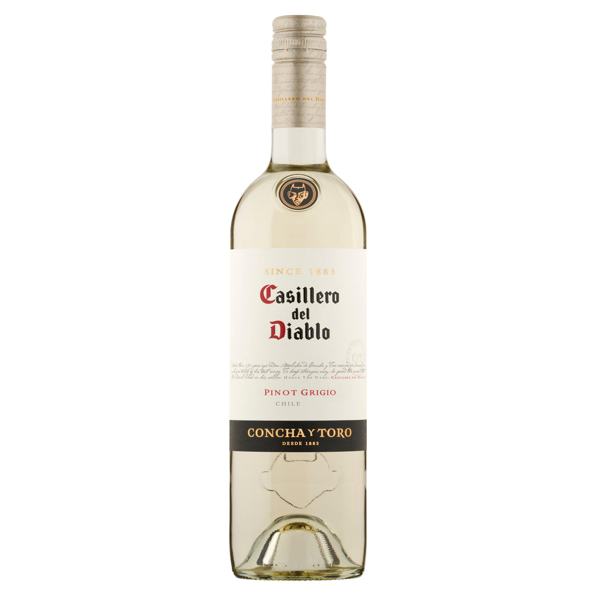 Casillero del Diablo Pinot Grigio White Wine 75cl, UK version
