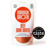 Borough Broth grass fed organic beef bone broth 324g (British brand)